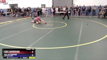 150 lbs Quarterfinal - Cody VanSiegman, Pioneer Grappling Academy vs Nolan Deemer, Mat-Su Matmen