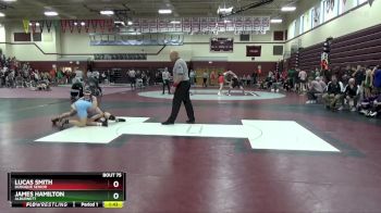 JV-19 lbs Quarterfinal - Lucas Smith, Dubuque Senior vs James Hamilton, Alburnett