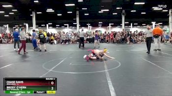 76 lbs Round 2 (4 Team) - Chase Davis, Ohio Gold vs Brody O`Hern, Mat Warriors