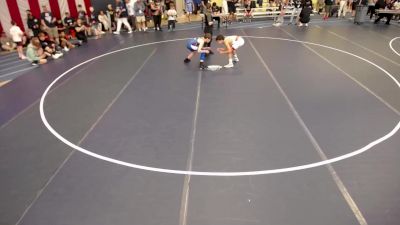 100 lbs Champ. Round 2 - Benjamin Schmid, MN vs Carson Bruber, NE