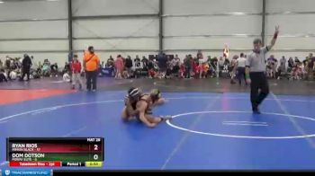 140 lbs Round 4 (6 Team) - Ryan Rios, Minion Black vs Dom Dotson, Poway Elite