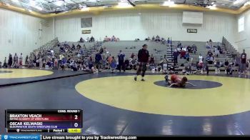 56 lbs Cons. Round 1 - Braxton Veach, Rhyno Academy Of Wrestling vs Oscar Kelwaski, Bloomington South Wrestling Club