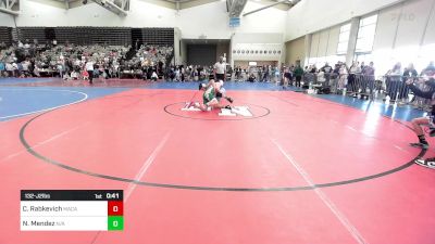 132-J2 lbs Semifinal - Chayse Rabkevich, MacArthur vs Noah Mendez, N/a