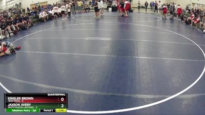 75 lbs Quarterfinals (8 Team) - Kinsler Brown, Team Texas vs Jaxson Avery, South Dakota Lightning