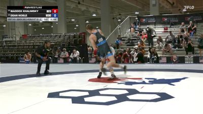 Cons. Round 1 - Maddox Khalimsky, NMU-National Training Center vs Dean Noble, Western Colorado Wrestling Club