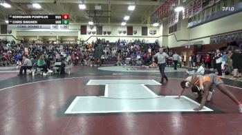 190 lbs Cons. Round 2 - Norshawn Pompilus, Waterloo East vs Chris Simunek, Harrisburg