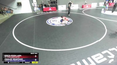 81 lbs Cons. Round 1 - Keech-pooh Lara, Del Norte Wrestling Inc. vs Preslee Grantham, Lion Of Judah Wrestling Academy