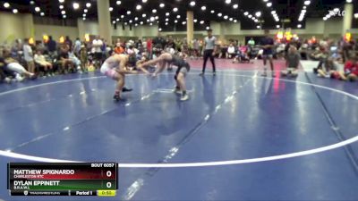 138 lbs Cons. Round 3 - Matthew Spignardo, Charleston RTC vs Dylan Eppinett, B.R.A.W.L