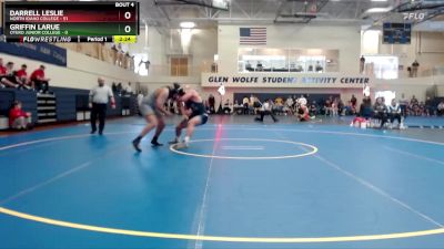 285 lbs Round 2 (6 Team) - Griffin LaRue, Otero Junior College vs Darrell Leslie, North Idaho College