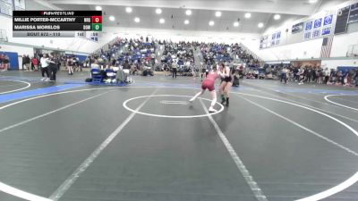 110 lbs Cons. Round 3 - Millie Porter-McCarthy, Northgate vs Marissa Morelos, Downey