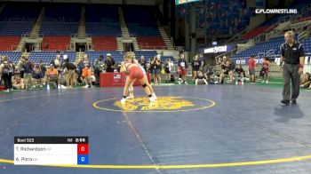 138 lbs Cons 32 #2 - Tyler Richardson, Oregon vs Allyssa Pirro, Ohio