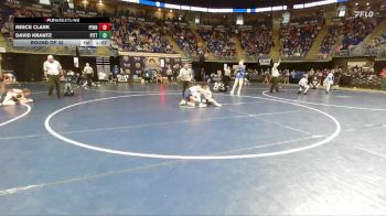 89 lbs Round Of 32 - Reece Clark, Penn Trafford vs David Krantz, Pittston Area
