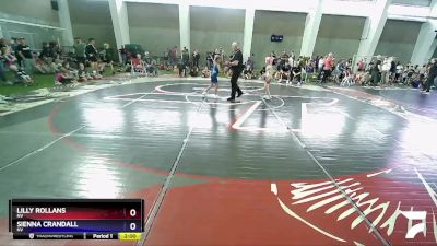 62-67 lbs Round 2 - Lilly Rollans, NV vs Sienna Crandall, NV