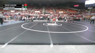 113 lbs Semifinal - Julian Salcido, Colby HS vs Brodie Starcher, Tonganoxie HS