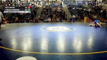 106 lbs 1st Place Match - Chelsea Dressler, Nazareth Area Hs vs Ella Trahan, Fort Cherry Hs