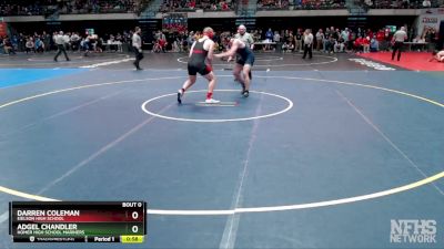 215 lbs Cons. Round 2 - Adgel Chandler, Homer High School Mariners vs Darren Coleman, Eielson High School