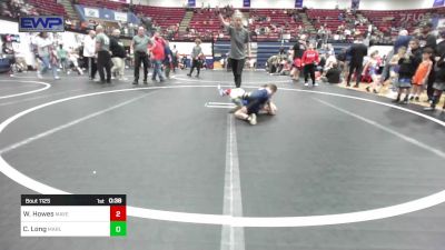 49 lbs Consi Of 8 #1 - Wyatt Howes, Maverick Elite Wrestling vs Creed Long, Marlow Outlaws