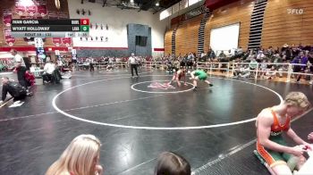 132 lbs Champ. Round 1 - Wyatt Holloway, Lander Valley vs Ivan Garcia, Rawlins