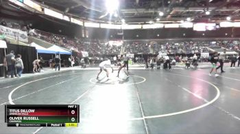 138 lbs Champ. Round 1 - Oliver Russell, Chiawana vs Titus Dillow, American Falls