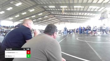 130 lbs Quarterfinal - Jayce Kisamore, Colorado Bad Boys vs Bryson Davis, Stout Wr Ac