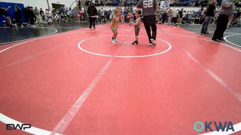 46 lbs Consi Of 16 #1 - Karter Baucom, Salina Wrestling Club vs Nashoba Shepherd, Berryhill Wrestling Club