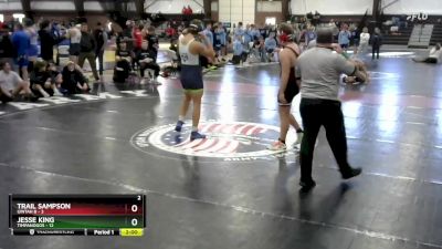 215 lbs Round 5 (8 Team) - Trail Sampson, Uintah B vs Jesse King, Timpanogos