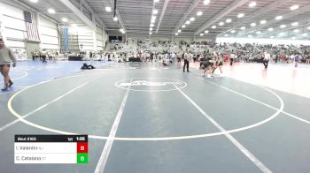 160 lbs Round Of 64 - Lukas Valentin, NJ vs Chase Catalano, CT