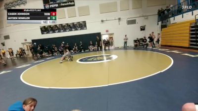 132 lbs Quarterfinal - Jayden Winkler, Greybull/Riverside vs Casen Johnson, Thermopolis Middle School