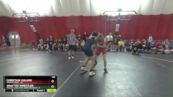 138 lbs Semis & 1st Wb (8 Team) - Christian Galang, Wausau West vs Drafted Wrestler, Pequot Lakes/Pine River Backus B