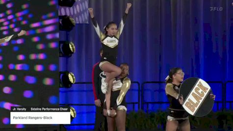 Parkland Rangers-Black [2022 Jr. Varsity Sideline Performance Cheer] 2022 Pop Warner National Cheer & Dance Championship