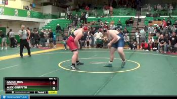 285 lbs Semifinal - Alex Griffiith, GALION vs Aaron Ries, WADSWORTH