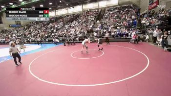 3A 190 lbs Cons. Round 3 - Trexton Nicoll, Canyon View vs Traicer Clark, Grantsville