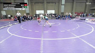 115 lbs Champ. Round 2 - Hailey Mcdonald, Millard South vs Tylee Schultz, Pine Creek