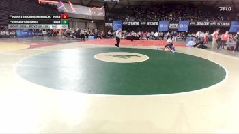 Boys 2A 138 lbs 5th Place Match - Karsten Gene Merrick, Prosser vs Cesar Solorio, Ridgefield