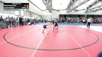 73-M lbs Round Of 32 - Rocco Hollister, Upper Perkiomen vs Lucas Pineiro, High Pace Wrestling Club