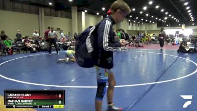 120 lbs Placement Matches (32 Team) - Nathan Harvey, BHWC/ Florida Supreme vs Larson Pilant, Funky Boyz