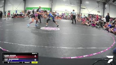 110 lbs Round 2 (3 Team) - May Shanahan, Level Up vs Kara Dover, Fierce & Scrappy