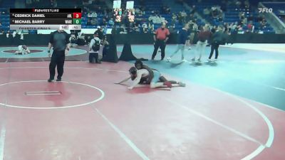 126 lbs Quarterfinal - Cedrick Daniel, Arlington vs Michael Barry, Wakefield