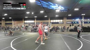165 lbs Round Of 32 - Nathan Paul, Wasco Yourh Wrestling vs Nyol Jenkins, Titan Mercury WC