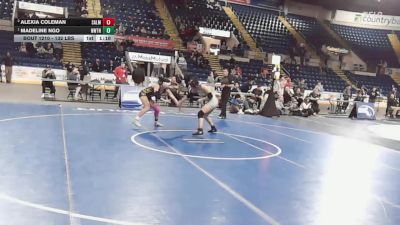 132 lbs Final - Alexia Coleman, Salem vs Madeline Ngo, Newton North