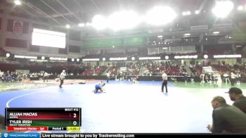 120 lbs Semifinal - Alijah Macias, Nampa vs Tyler Irish, Rocky Mountain