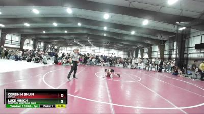 58 lbs Quarterfinal - Corbin M Smuin, Uintah vs Luke Minich, Shootbox Wrestling Club