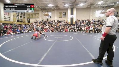 120 lbs Final - Nick Desisto, Tewksbury vs Jisup Shin, Weston