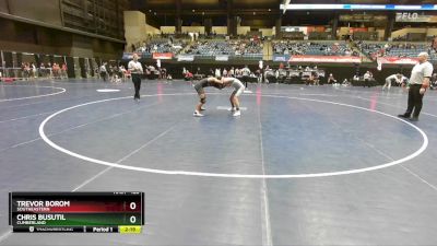 125 lbs Cons. Round 1 - Chris Busutil, Cumberland vs Trevor Borom, Southeastern