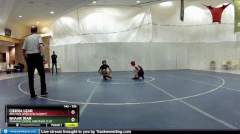 105 lbs Cons. Semi - Cierra Lear, Red Hawk Wrestling Academy vs Bhaar Riar, Franklin Central Wrestling Club