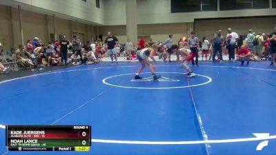 100 lbs Round 4 (6 Team) - Kade Juergens, Alabama Elite - Red vs Noah Lance, East TN Bomb Squad