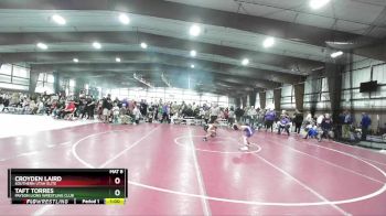 76 lbs Cons. Round 2 - Croyden Laird, Southern Utah Elite vs Taft Torres, Payson Lions Wrestling Club