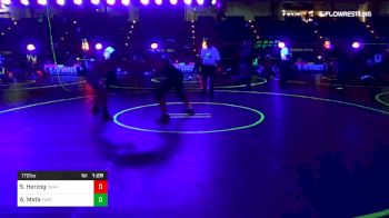 172 lbs Semifinal - Soren Herzog, Duran Elite vs Alex Mata, Fort Lupton Metro Wrestling Cl