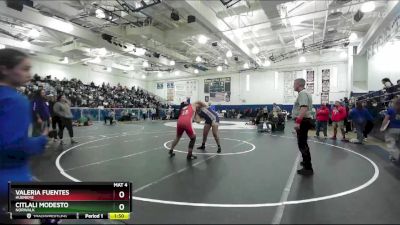 235 lbs Champ. Round 2 - Valeria Fuentes, Hueneme vs Citlali Modesto, Norwalk