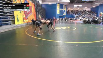 190 lbs Champ. Round 1 - James Hopkins, Whitehall vs Jax Smith, King George